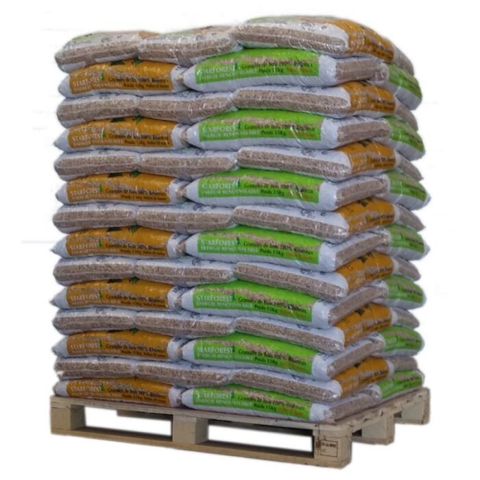 STARFOREST Holzpellets aus 100 % Nadelholz – 70 Säcke à 15 kg