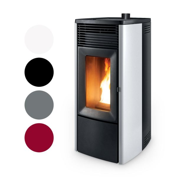 Pelletofen MCZ Ego Air 8 UP! 8 kW - Ausführung: Bordeaux metal_304