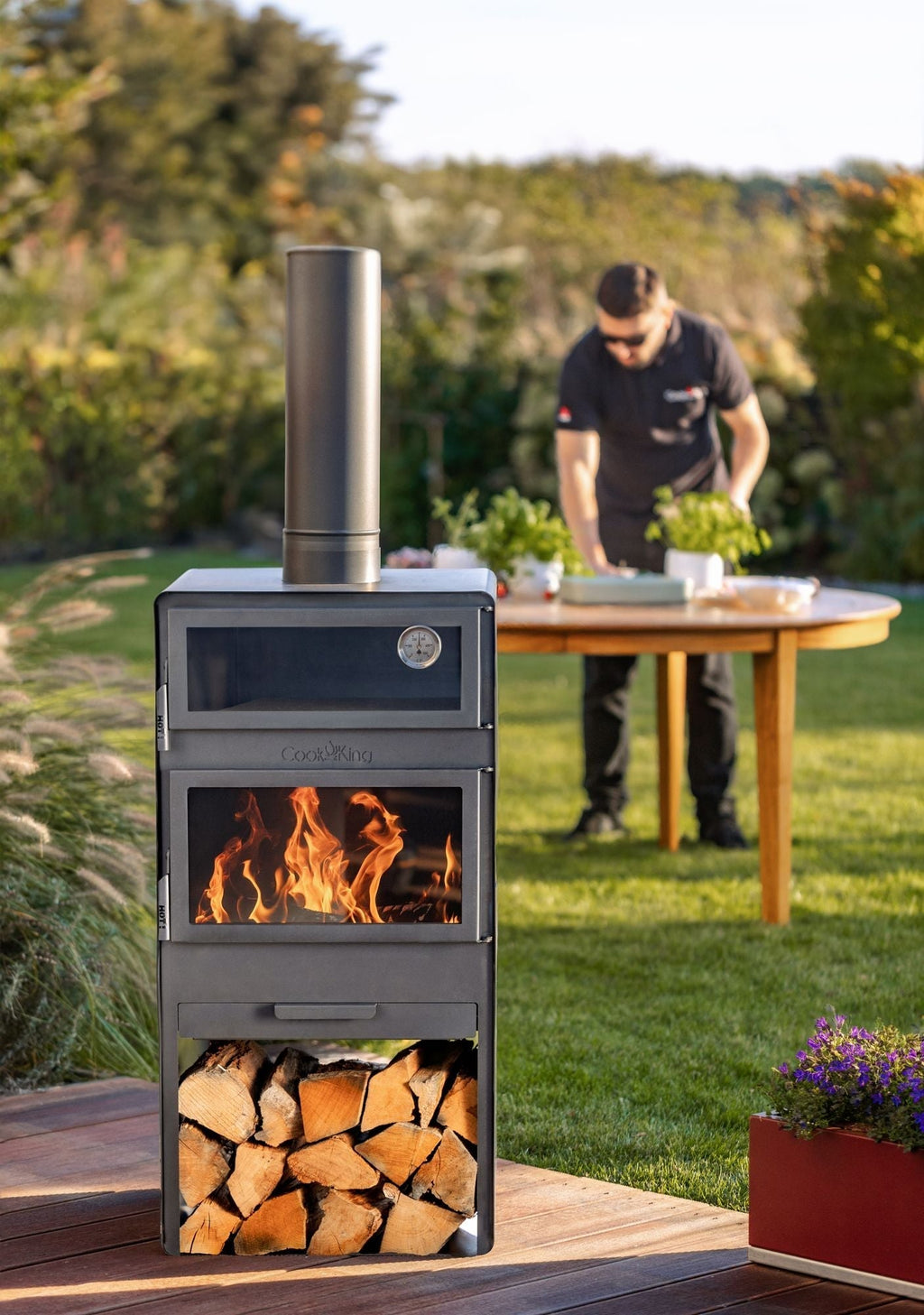 Gartenofen "TOSCANA"  – Grill, Backofen & Pizzaofen in einem