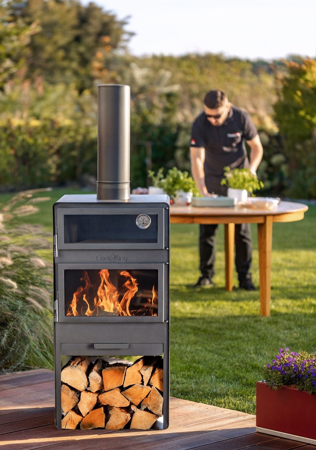 Gartenofen "TOSCANA"  – Grill, Backofen & Pizzaofen in einem