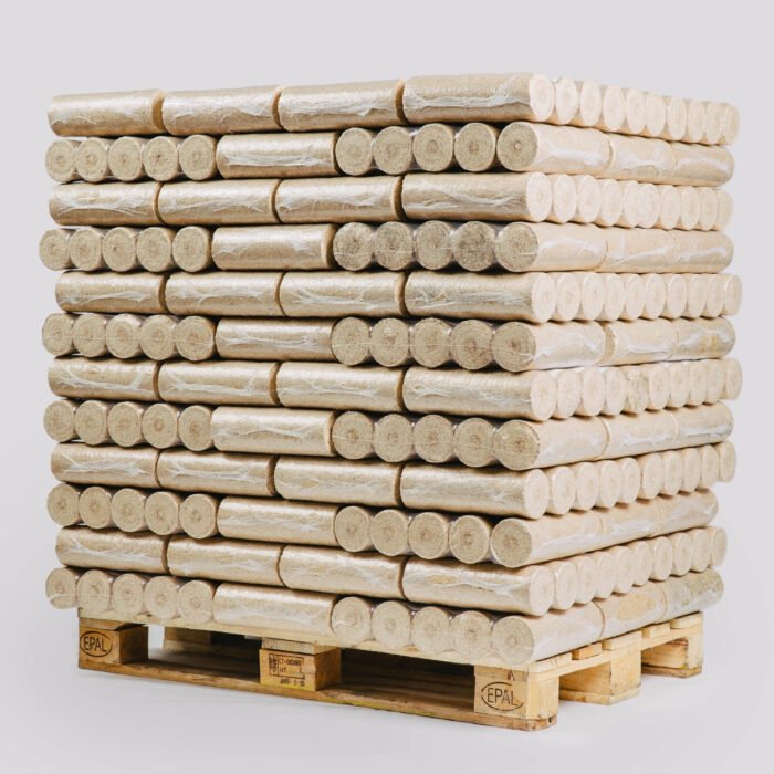 Pellini-Holzbriketts ohne Loch – Palette mit 960 kg